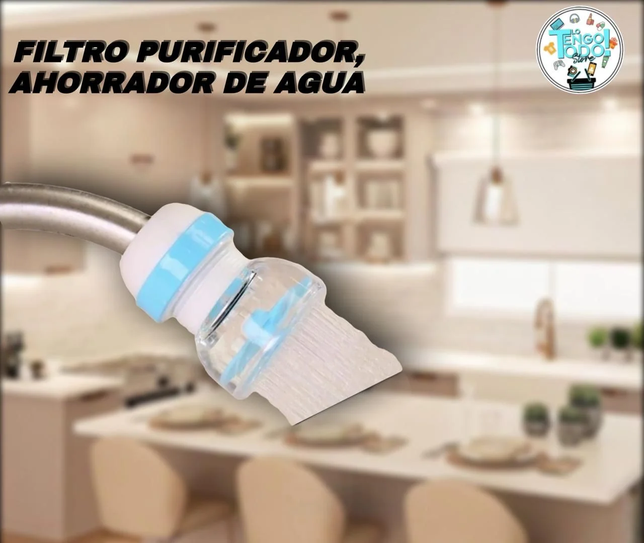 FILTRO PURIFICADOR Y AHORRADOR DE AGUA EXPANDIBLE 