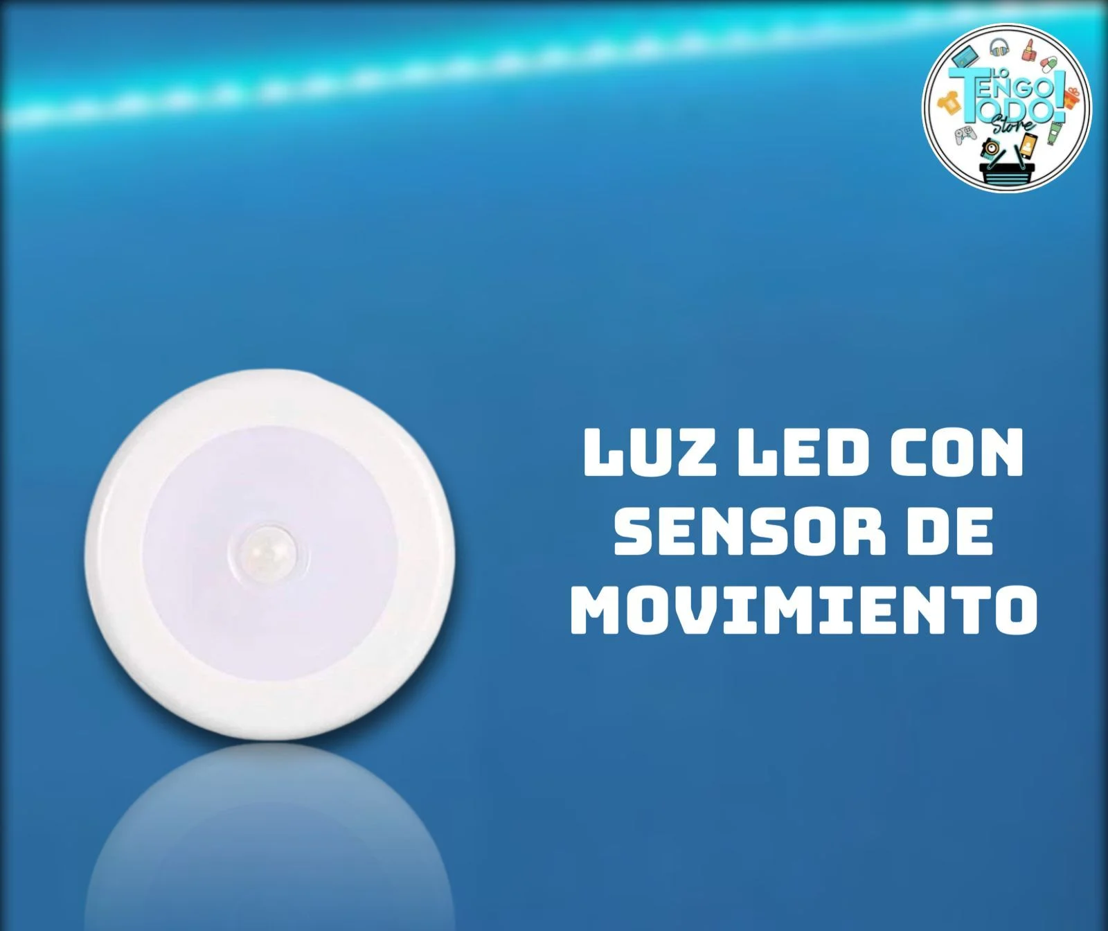 LUZ LED CON SENSOR DE MOVIMIENTO