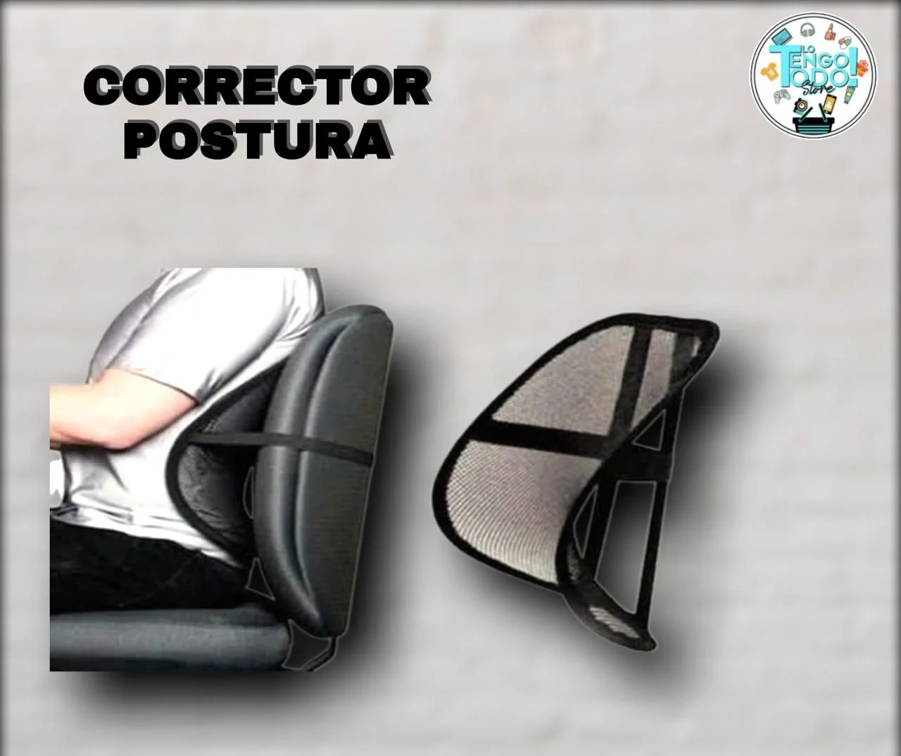 SOPORTE CORRECTOR DE POSTURA LUMBAR