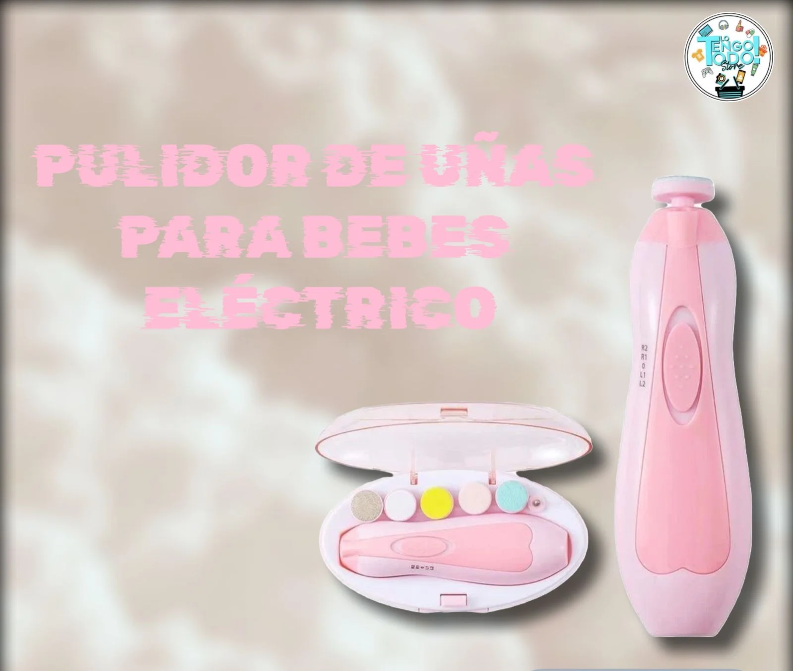 PULIDOR DE UÑAS ELETRICO PARA BEBES