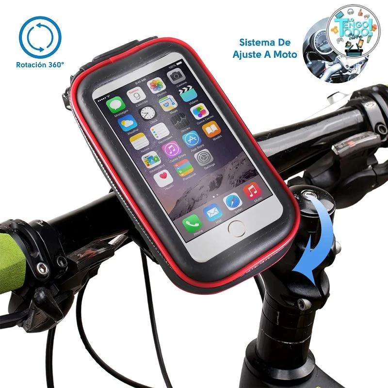 SOPORTE CELULAR PARA MOTO Y BICICLETA