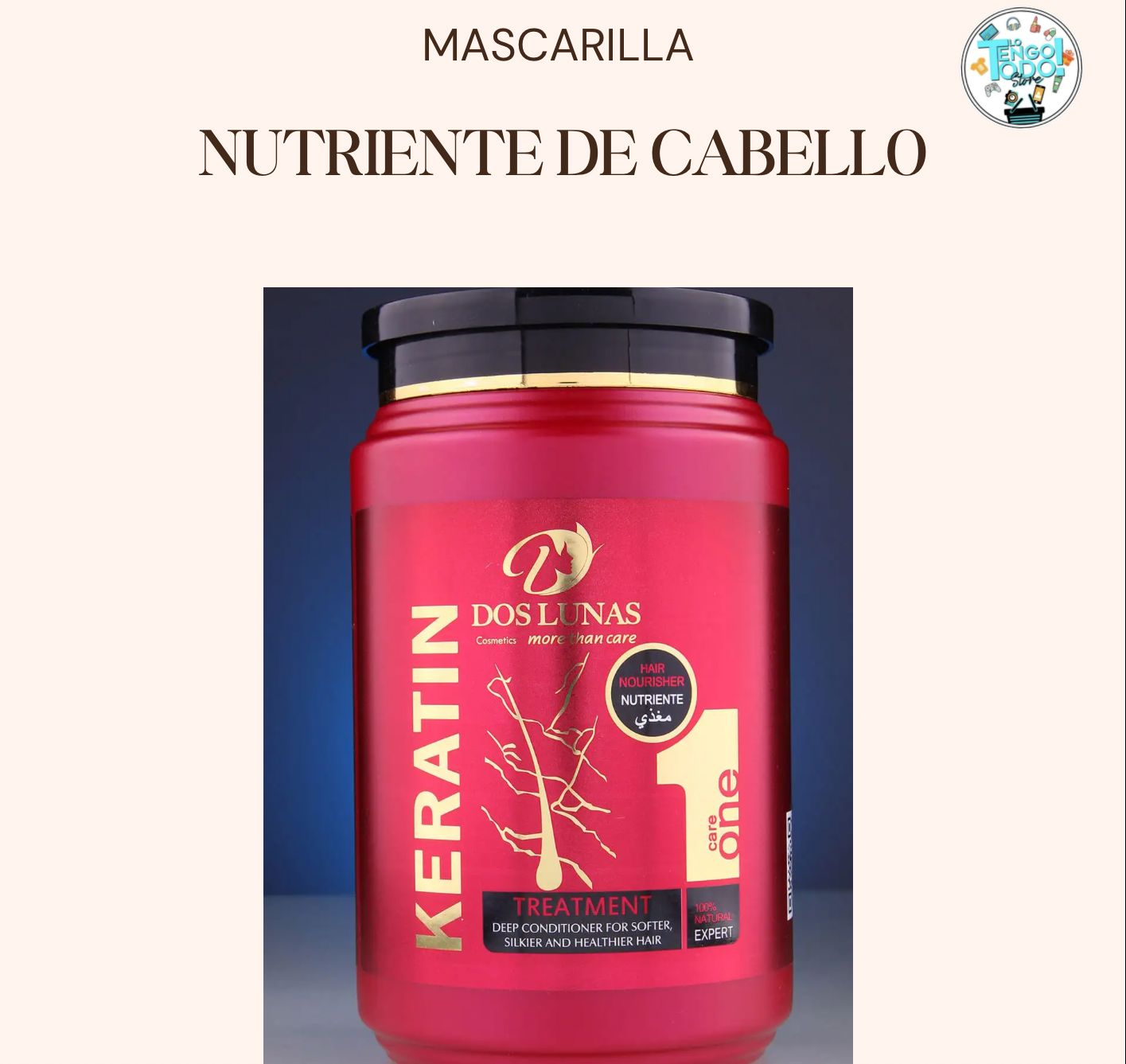 MASCARILLA NUTRIENTE DE CABELLO/ KERATINA