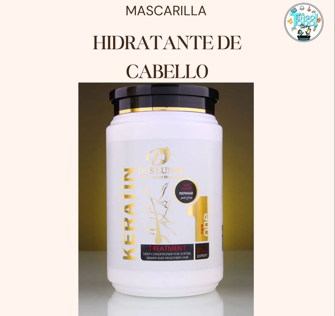 MASCARILLA HIDRATANTE DE CABELLO/ KERATINA