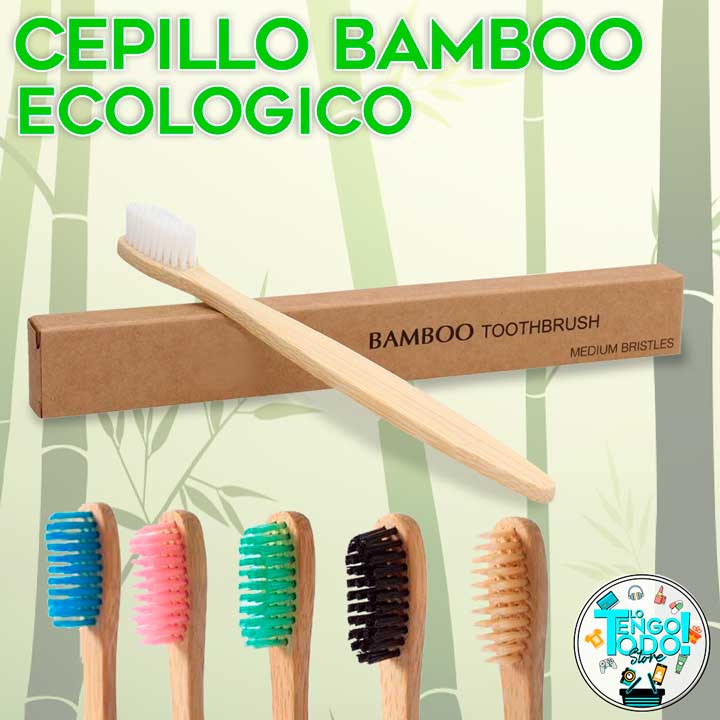 CEPILLO DE DIENTES BAMBOO ECOLOGICO X3